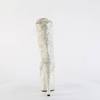 Pleaser - ADORE1040GR Bottes de plateforme, Pole dance chaussures - Blanc cassé Product image